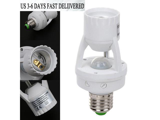 Light Bulb Socket Adapter Infrared Pir Motion Sensor Switch Light Bulb Socket Adapter Infrared Pir Motion Sensor Switch Base E27 B22