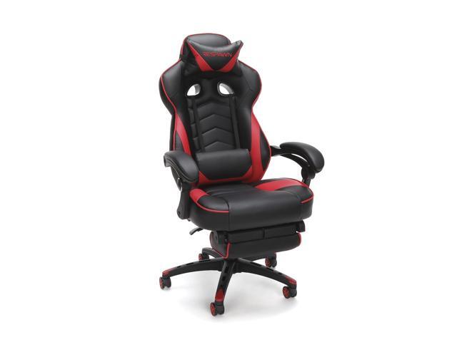 Res 110 Racing Style Gaming Chair Reclining Ergonomic Leather With Footrest Office Or Rsp Newegg Com