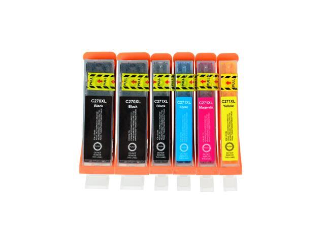 smart chip for Canon PGI-270 CLI-271 Pixma Printer MG7720 6 PK Ink Cartridges