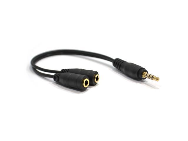 Как подключить две пары наушников к телевизору Stereo Jack Sockets Microphone & Headphone to 3.5mm 4 POLE CTIA AHJ - Newegg.com