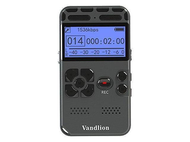 Digital Voice Recorder,Vandlion 8GB Sound Audio Recorder Dictaphone ...