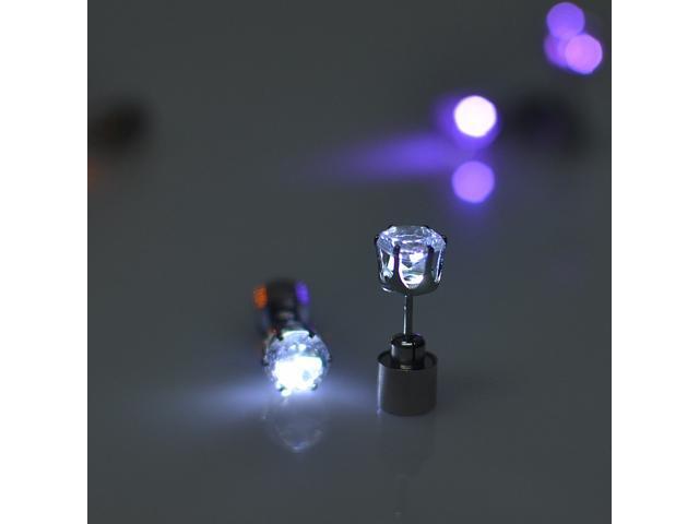 4 Pcs Fashion Led Earrings Glowing Light Up Diamond Earring Stud Newegg 4 Pcs Fashion Led Earrings Glowing Light Up Diamond Earring Stud Newegg