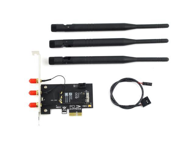 Broadcom BCM94331CSAX 450Mbps BT 4.0Card to NGFF M.2 Adapter Kit For Hackintosh