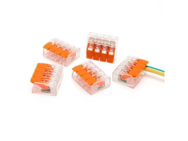 50PCS PCT-414 221-414 Universal wago electrical connectors Splitter ...