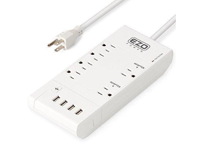 Ul Certified Charging Desktop Work Station Ezopower 6 Power Strip Surge Protector Extendable Usb Charger 4 Port With Desk Mount Clamp