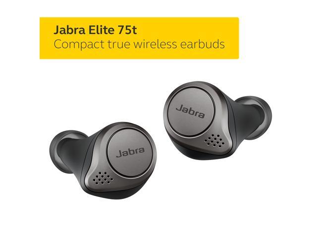 Jabra Elite 75t Voice Assistant Enabled True Wireless earbuds with Charging Case