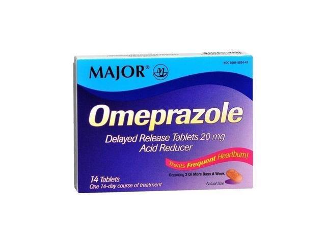 Major Omeprazole Delayed Release Tablets, 20mg, 14ct 