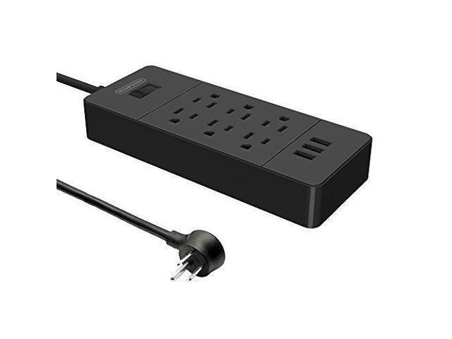 Ntonpower Power Strip Extension 6 3 Usb Charger Flat Plug Ntonpower Power Strip Extension 6 3 Usb Charger Flat Plug Bar Mounted With 5