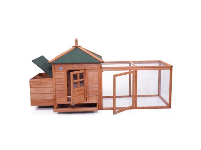 En Coop Hen House Rabbit Wood Hutch Poultry Cage En Coop Hen House Rabbit Wood Hutch Poultry Cage Waterproof New Wooden