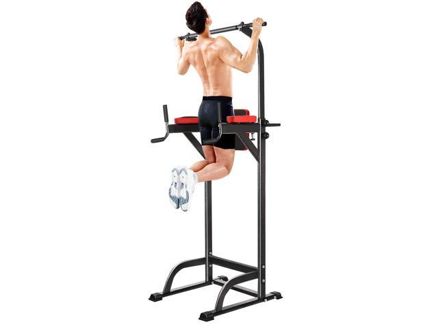 ANCHEER Fitness Power Tower, Strength Training Fitness Equipment Workout Dip Station for Home Gym