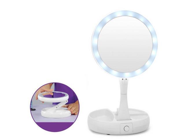 My Foldaway Mirror The Lighted Double Sided Vanity Home My Foldaway Mirror The Lighted Double Sided Vanity Home Living Decor