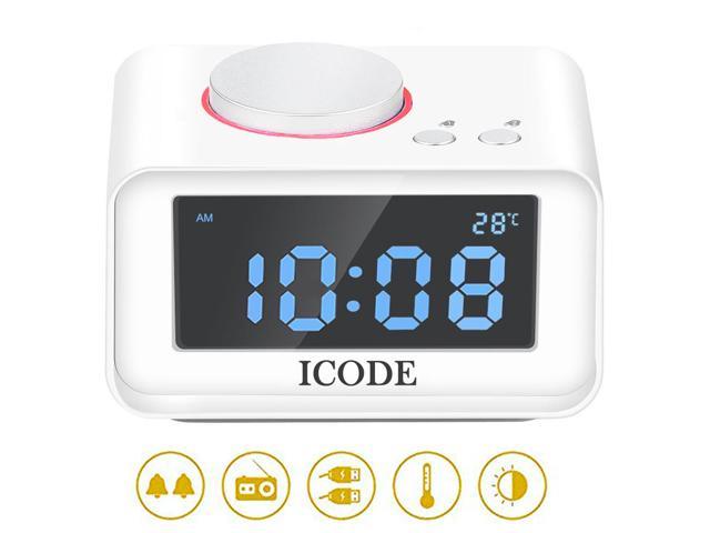 Alarm Clock Radio Digital Alarm Clock For Bedroom With