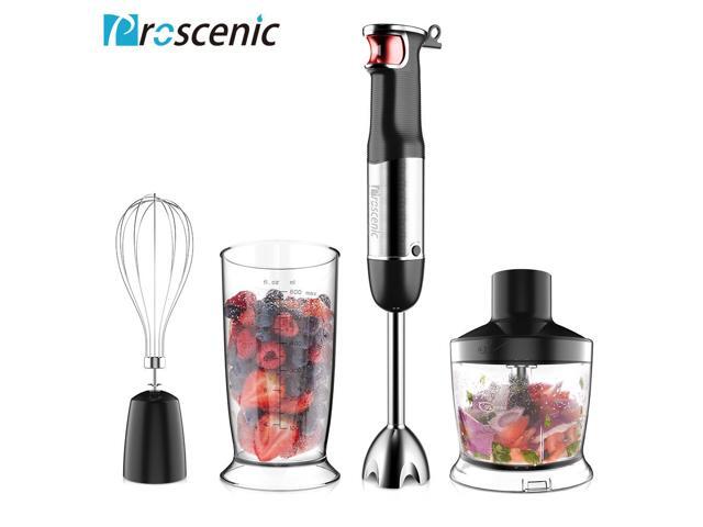 Proscenic Hand Blender Stick Powerful Immersion Portable Blender 4 in 1 set