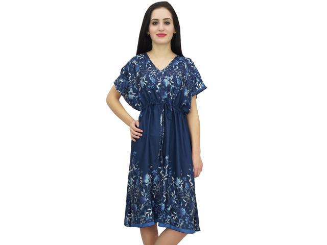 Navy Blue Knee Length Dresses