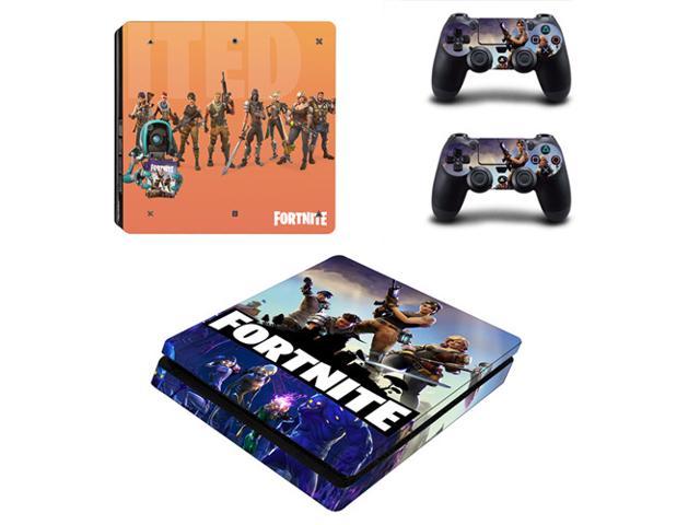 game fortnite ps4 slim skin sticker for sony playstation 4 console and 2 controllers ps4 slim - ps4 skin on pc fortnite