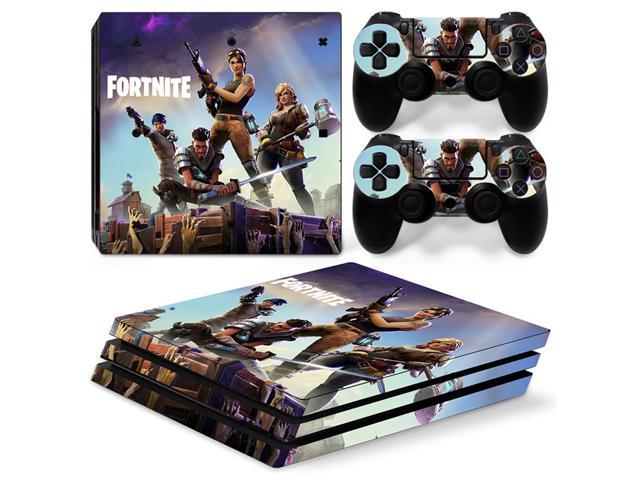 fortnite battle royale ps4 pro skin sticker decal for sony playstation 4 pro console and 2 - how to clip fortnite videos on ps4