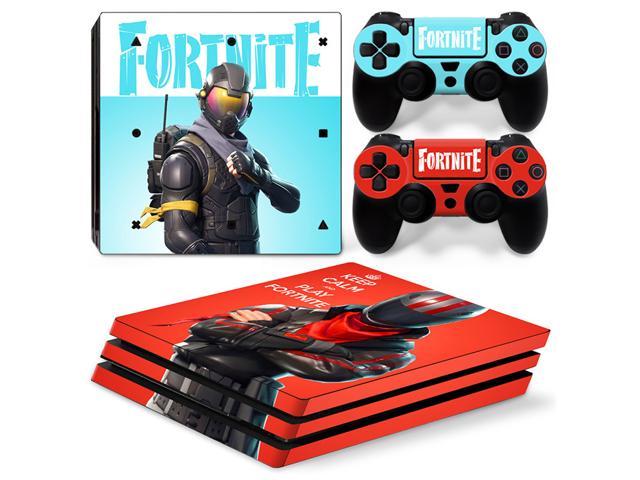fortnite battle royale ps4 pro skin sticker decal for sony playstation 4 pro console and 2 - fortnite cd ps4 price in india