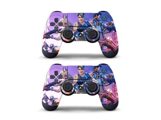 2 pcs fortnite sticker for sony playstation 4 dual shock ps4 game controller skin stickers decal - ps4 dualshock fortnite