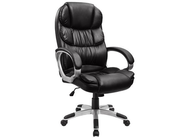 Furmax High Back Office Chair Pu Leather Executive Desk With Furmax High Back Office Chair Pu Leather Executive Desk With Padded Armrests Adjustable Ergonomic