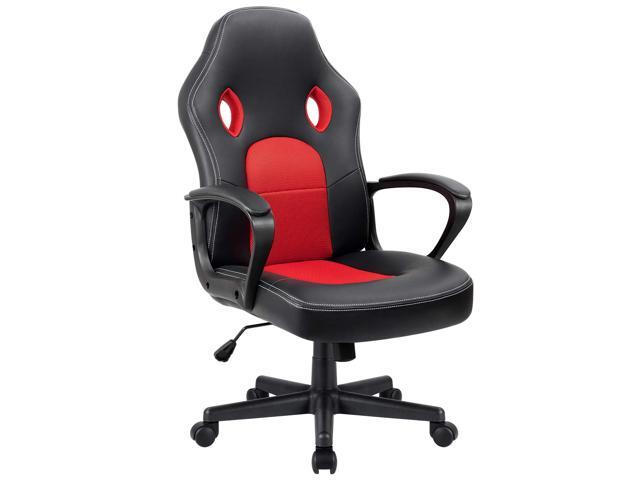 Furmax Office Gaming Chair Pu Leather Desk High Back Furmax Office Gaming Chair Pu Leather Desk High Back Ergonomic Racing Executive Swivel Computer With Headrest And Lumbar Support Red