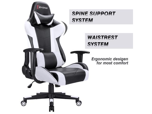 Devoko Ergonomic Gaming Chair Racing Style Adjustable Height High