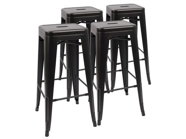Devoko Metal Bar Stool 30 Indoor Outdoor Barstool Modern Devoko Metal Bar Stool 30 Indoor Outdoor Barstool Modern Backless Light Weight