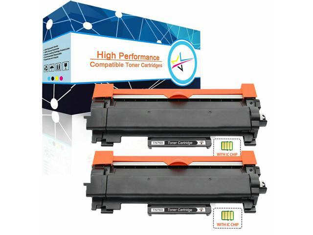 2pk TN730 TN760 HY Toner Cartridge for Brother HL-L2350DW HL-L2370DW MFC-L2710DW