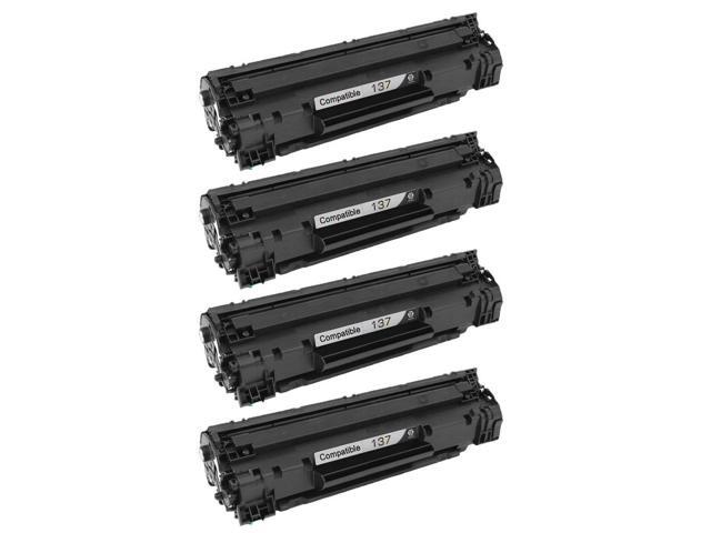 4 Pack CRG 137 9435B001 Black Toner Cartridge For Canon 137 ImageClass ...