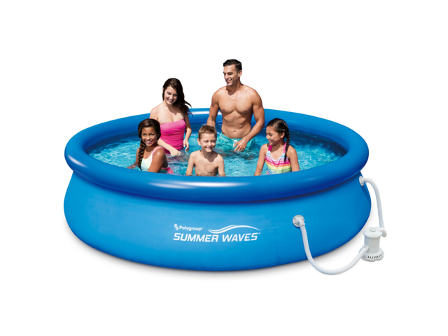 inflatable ring pool