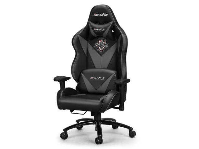 Autofull Big And Tall Gaming Chair Ergonomic Game Adjule Executive Office Computer With Lumbar Support Headrest Newegg Com