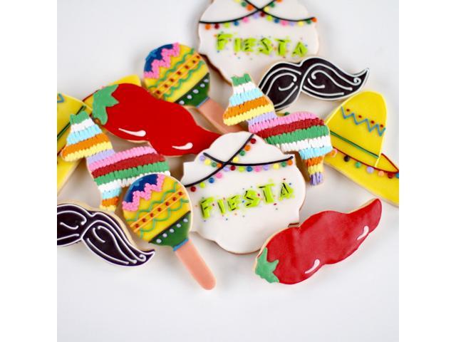 Dz Its A Fiesta Cookies Spice It Up With Maracas And Chili