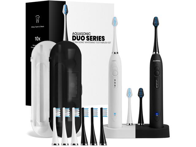 AquaSonic Duo Ultrasonic Whitening Toothbrush Set