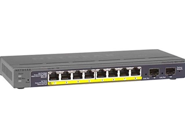 Netgear Gs110tp Prosafe 8port Gigabit Switch Netgeargs110tp100nas
