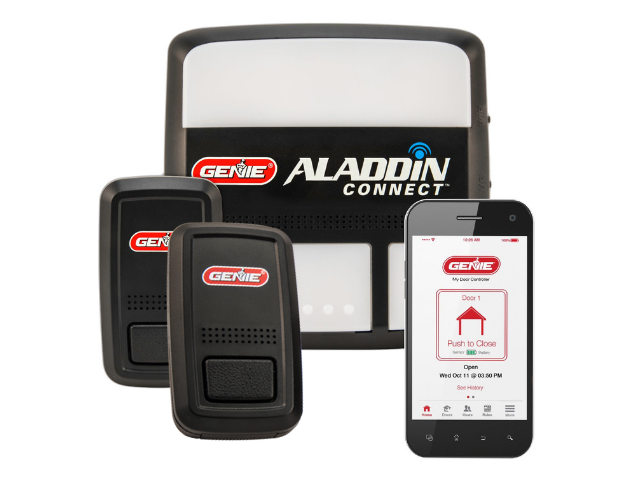Aladdin Connect Smartphone Enabled Garage Door Opener Kit For 2 Doors Compatible With Alexa Google Assistant Newegg Com