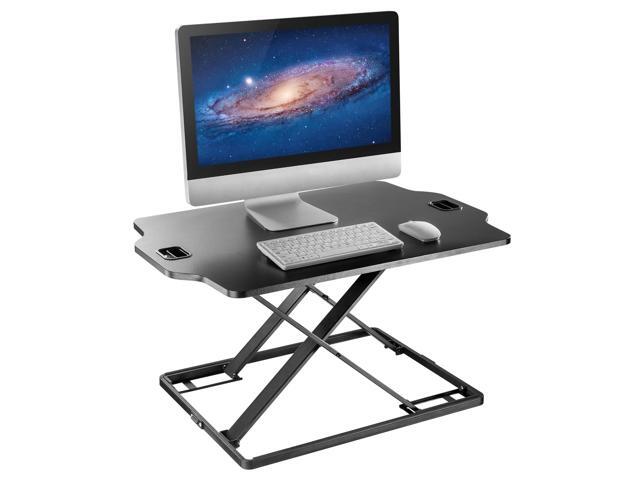 HUANUO Standing Desk Converter - Adjustable Sit to Stand Up Desk, Economic Tabletop Workstation Monitor Riser, 1.6 to 16