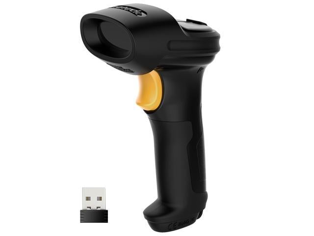 Inateck 2.4GHz Wireless Barcode Scanner 2600mAh Battery 35m Range,BCST ...