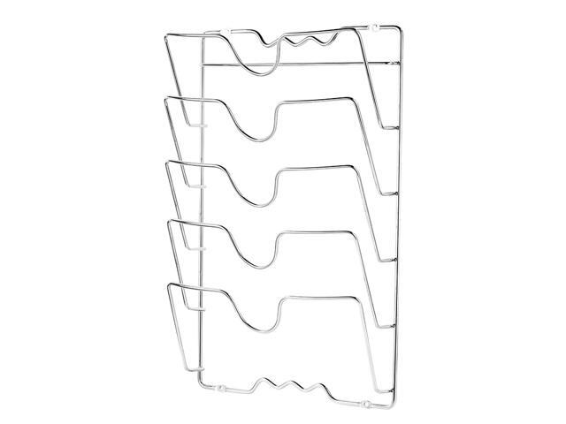 Mounted Pot Lid Rack Pot Cover Organizer Holder For Cabinet Door