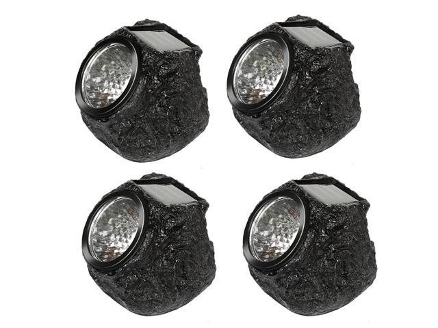 4packs Solar Rock Lights Outdoor Garden Ip44 Water Outdoor Solar Garden Lights Ip44 Water