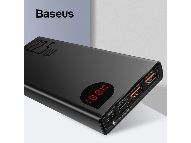 Baseus 20000mAh Power Bank for Huawei iPhone 11 USB PD Fast Charging+Quick Charge 4.0 3.0 SCP Type C Powerbank External ...