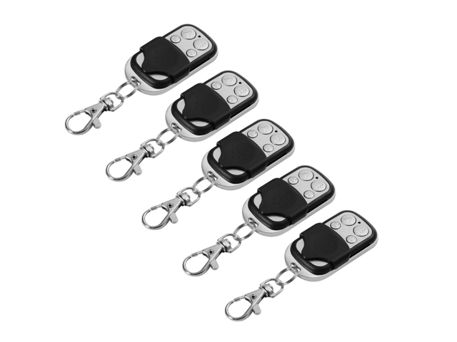 5 Pack Universal Gate Garage Door Opener Remote Control Fob 433mhz
