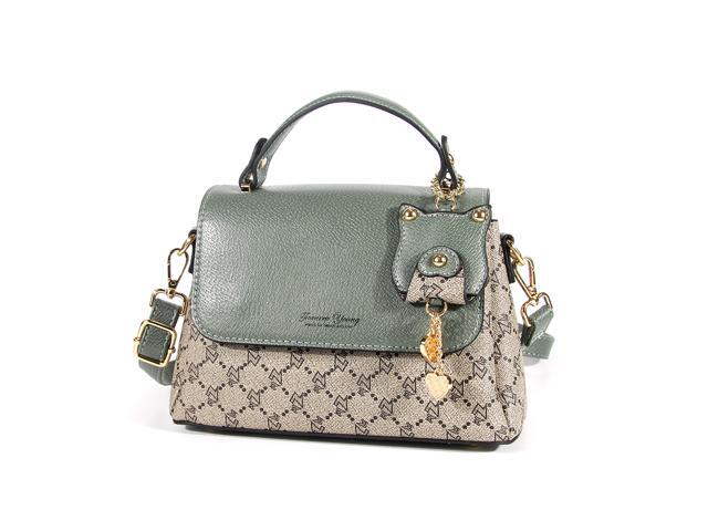 Woman Purses Cute Shoulder Handbags PU Top Handle Satchel Crossbody Bag Pendant - Newegg.com