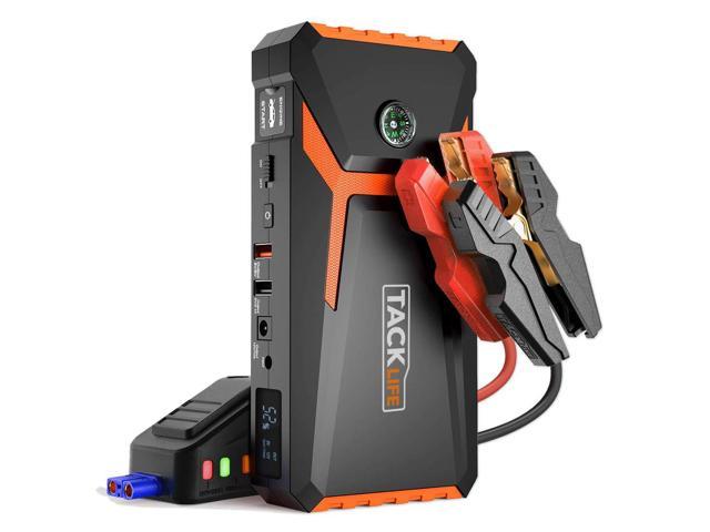 TACKLIFE T8 800A Peak 18000mAh Car Jump Starter with LCD Display (up to 7.0L Gas, 5.5L Diesel Engine) 12V Auto Battery Booster ...
