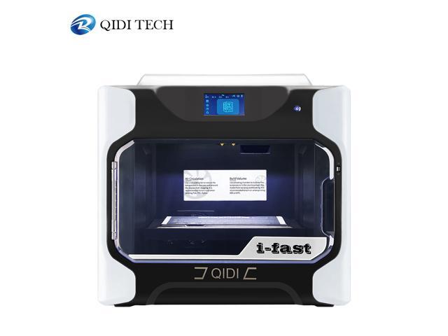 QIDI TECH i-fast 3D Printer Large Size 330*250*320mm dual extruder with extra a set of High temperature extruder PC Nylon Carbon fiber