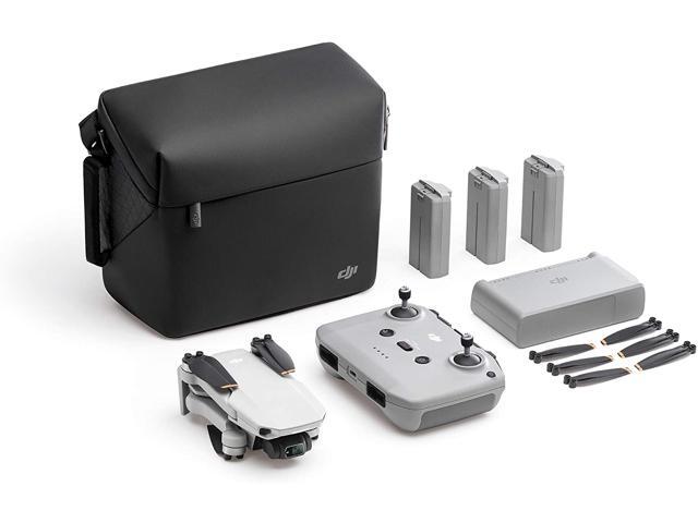 DJI Mini 2 Fly More Combo – Ultralight and Foldable Drone for Adults and Kids, 3-Axis Gimbal with 4K Camera, 12MP Photos, 31 Mins Flight Time, OcuSync 2.0 10km HD Video Transmission, QuickShots,
