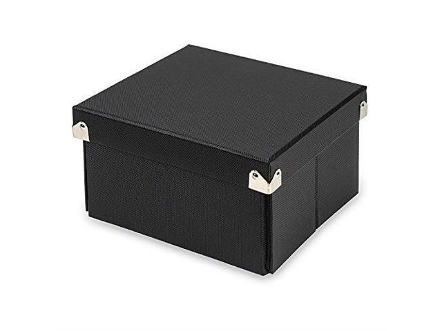 Samsill Pns16lsbk Pop N Store Decorative Storage Box With Lid