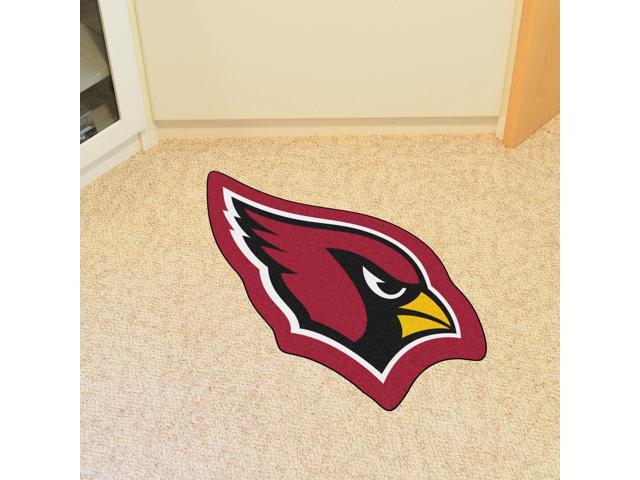 Nfl Arizona Cardinals Mascot Novelty Logo Shaped Area Rug Newegg Com Nfl Arizona Cardinals Mascot Novelty