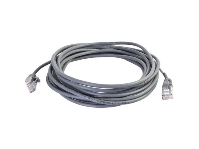 6 Inches Snagless Unshielded Slim Ethernet Network Patch Cable Gray C2G 01035 Cat5e Cable