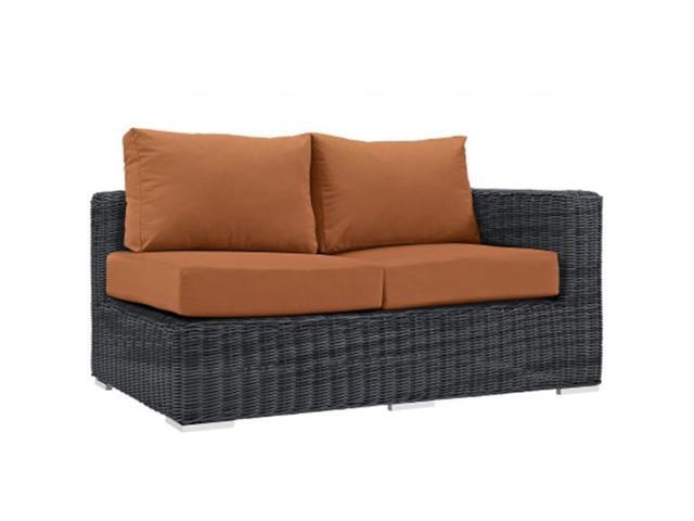 East End Imports Eei 1871 Gry Tus Summon Outdoor Patio Right Arm Loveseat Canvas Tuscan Newegg Com