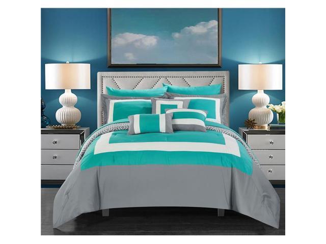 Chic Home Cs4467 Us Reversible Hotel Collection Queen Size Bed In