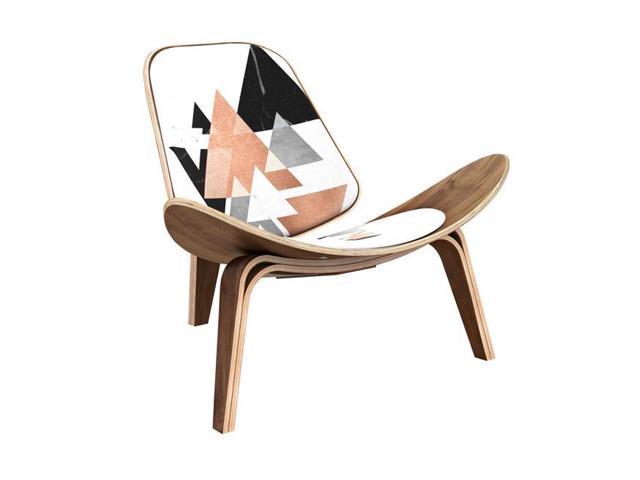 Nyekoncept 14000549 Walnut Shell Chair Marble Copper Newegg Com